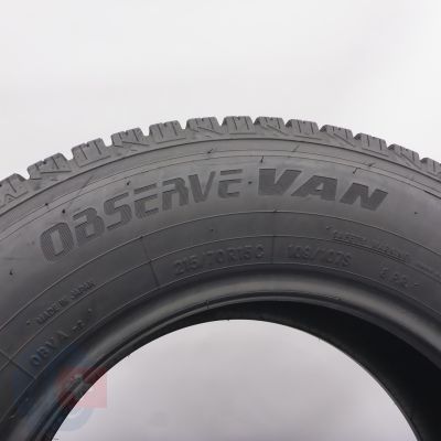 6. 215 70 15C 4x TOYO 215/70 R15C 109/107S Observe Van Winterreifen 2019 9,2-10,2mm 