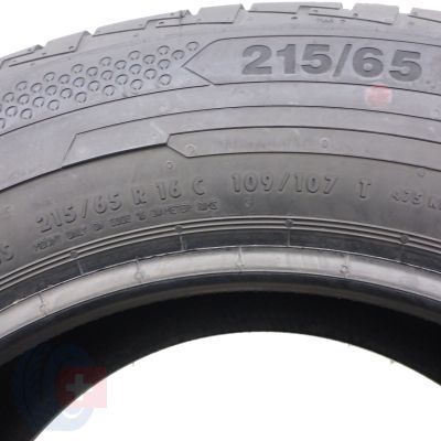 6. 4 x CONTINENTAL 215/65 R16C 109/107T ContiVanContact 100 Sommerreifen 2024 WIE NEU 9mm