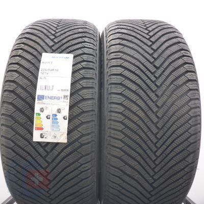 235 50 18 2x MICHELIN 235/50 R18 101V XL Alpin 7 Winterreifen 2024 VOLL WIE NEU 
