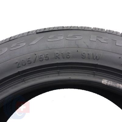 6. 205 55 16 2x PIRELLI 205/55 R16 91W Cinturato P7 RFT BMW Sommerreifen 2018 VOLL WIE NEU 