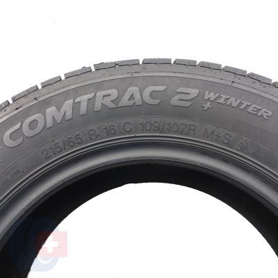 5. 215 65 16C 4x VREDESTEIN 215/65 R16C 109/107R Comtrac 2 Winter+ Winterreifen 2022 VOLL WIE NEU 