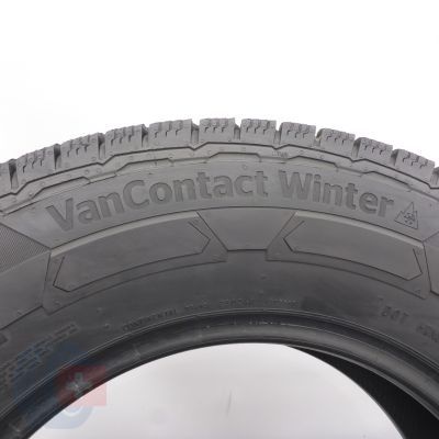 6. 215 75 16C 2x CONTINENTAL 215/75 R16C 113/111R VanContact Winter Winterreifen 2019 8,2-8,8mm