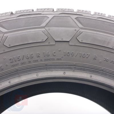 6. 215 65 16C 2x CONTINENTAL 215/65 R16C 109/107R ContiVan Winter Winterreifen 2020/21 9-9,2mm