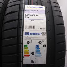 2. 245 40 18 4x MICHELIN 245/40 R18 93Y AO PilotSport 4 Sommerreifen 2025 WIE NEU VOLL