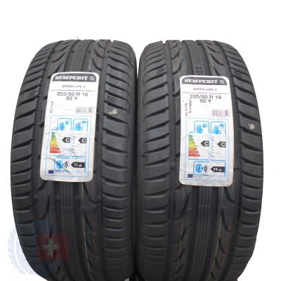 2 x SEMPERIT 225/50 R16 92Y Speed-Life 2 Sommerreifen 2020 WIE NEU VOLL