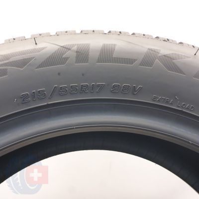 5. 215 55 17 2x FALKEN 215/55 R17 98V XL EuroWinter HS02 Winterreifen 2023 8,2mm WIE NEU