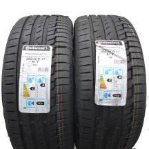 225 45 17 2x CONTINENTAL 225/45 R17 91Y XL PremiumContact 6 Sommerreifen 2019 VOLL WIE NEU