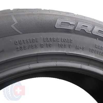 8. 2 x CONTINENTAL 235/55 R19 105V XL CrossContact UHP E Sommerreifen 2015 6,2mm