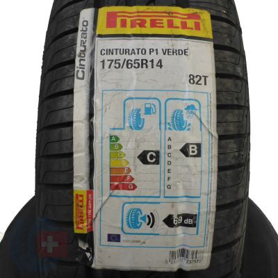 2. 4 x PIRELLI 175/65 R14 82T Cinturato P1 Verde Sommerreifen 2013/2015 UNGEBRAUCHT