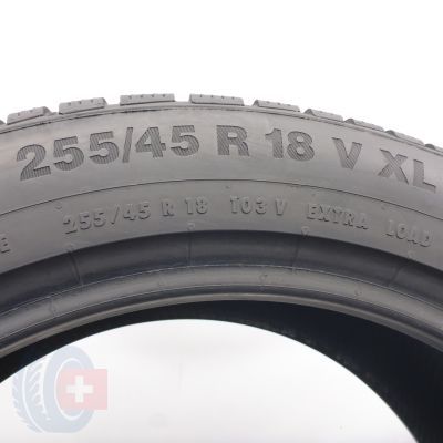 5. 255 45 18 1x CONTINENTAL 255/45 R18 103V XL WinterContact TS 850 P Winterreifen 2021 6,8mm 