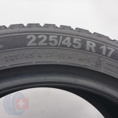 6.  225 45 17 4x SEMPERIT 225/45 R17 91H Speed-Grip 5 Winterreifen 2024 7,8-7mm