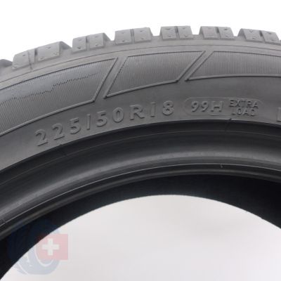 8. 225 50 18 2x DUNLOP 225/50 R18 99XL SP Winter Sport D3A0 Winterreifen 2022 8-8,2mm