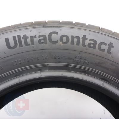 6.  175 65 14 4x CONTINENTAL 175/65 R14 82T UltraContact Sommerreifen 2024 VOLL WIE NEU 
