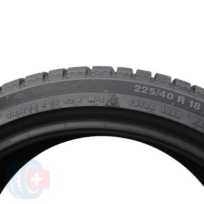 5. 225 40 18 2x CONTINENTAL 225/40 R18 92V XL ContiWinterContact TS830P A0 Winterreifen 2014 7,2mm