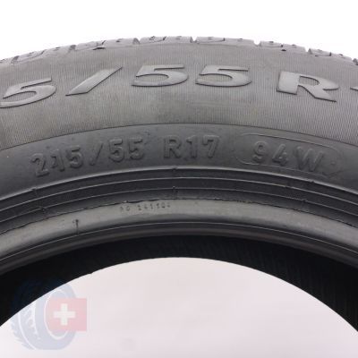 5. 215 55 17 4x PIRELLI 215/55 R17 94W Cinturato P7 Seal Sommerreifen 2015 7,8mm
