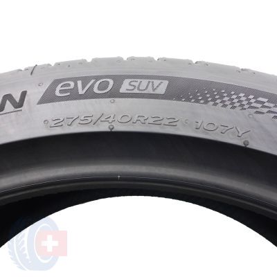 3. 275 40 22 1x HANKOOK 275/40 R22 107Y EV iON evo SUV BMW Sommerreifen 2023 WIE NEU VOLL