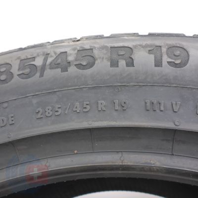 5. 285 45 19 2x CONTINENTAL 285/45 R19 111V XL WinterContact TS850P Winterreifen 2022 VOLL