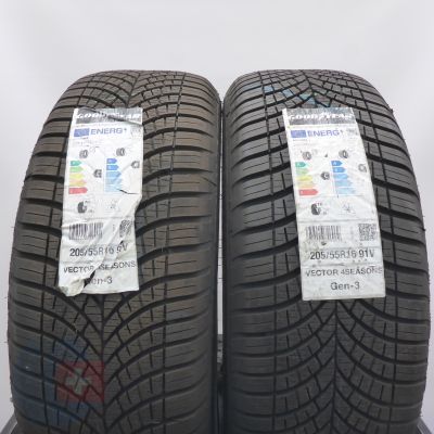 205 55 16 2x GOODYEAR 205/55 R16  91V Vector 4Seasons Gen-3 Ganzjahresreifen 2021 VOLL 205 55 16 2x GOODYEAR 205/55 R16  91V Vector 4Seasons Gen-3 Ganzjahresreifen 2021 VOLL