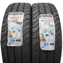 195 70 15C 2x CONTINENTAL 195/70 R15C 104/102R ContiVanContact 200 Sommerreifen 2018 WIE NEU VOLL