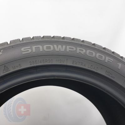 6.  285 45 20 2x NOKIAN  285/45 R20 112V XL Snowproof 1 Winterreifen  2025 8mm