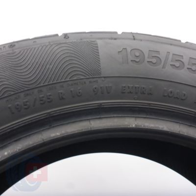 4. 195 55 16 2x CONTINENTAL 195/55 R16 91V XL ContiPremiumContact 5 Sommerreifen 2022 7,5mm