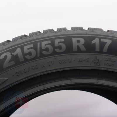 6. 215 55 17 4x SEMPERIT 215/55 R17 98V XL Speed-Grip 5 Winterreifen 2024 7-8mm