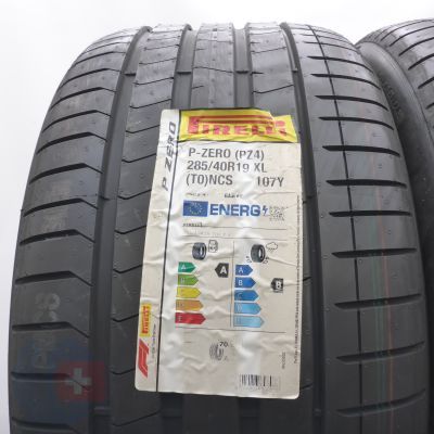 2. 285 40 19 2x PIRELLI 285/40 R19 107Y XL P Zero Elect T0 PNCS Sommerreifen 2021 Ungebraucht  