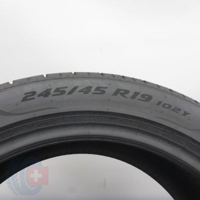 4. 245 45 19 1x PIRELLI 245/45 R19 102Y XL P Zero M0 BMW Sommerreifen 2024 6,5mm