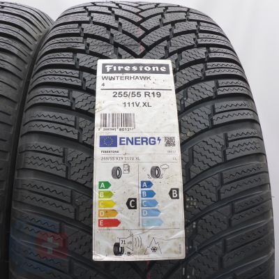 2. 255 55 19 2x FIRESTONE 255/55 R19 111V XL Winterhawk 4 Winterreifen 2022 Ungebraucht  