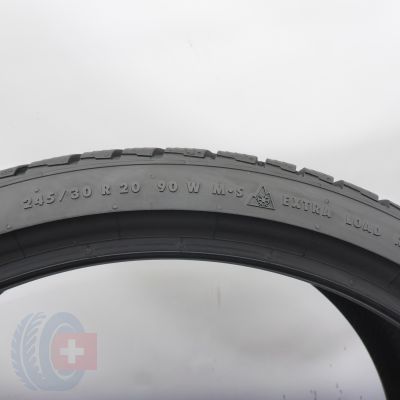 5. 245 30 20 1x CONTINENTAL 245/30 R20 90W XL ContiWinterContact TS830 P Winterreifen 2019 7mm 
