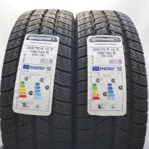 4. 205 70 15C 4x CONTINENTAL 205/70 R15C 106/104R VanContact Winter Winterreifen 2021/22 VOLL 
