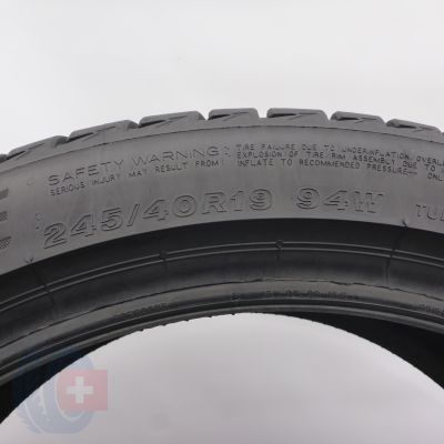 4. 245 40 19 2x BRIDGESTONE 245/40 R19 94W Turanza T005 Sommerreifen 2024 6,2mm
