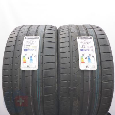 295 35 21 2x CONTINENTAL 295/35 R21 103Y MGT SportContact7 Sommerreifen 2022 WIE NEU VOLL 295 35 21 2x CONTINENTAL 295/35 R21 103Y MGT SportContact7 Sommerreifen 2022 WIE NEU VOLL