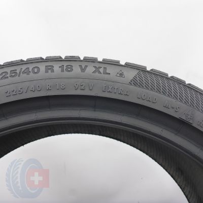 4. 225 40 18 2x CONTINENTAL 225/40 R18 92V XL WinterContact TS850P Winterreifen 2020 7,5mm