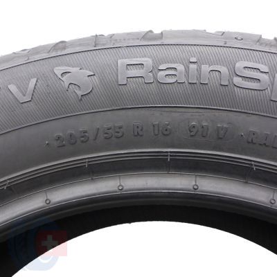 6. 205 55 16 2x UNIROYAL 205/55 R16 91V Rain Sport 3 Sommerreifen 2019 VOLL WIE NEU