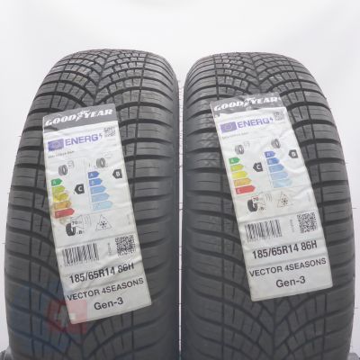 185 65 14 2x GOODYEAR 185/65 R14  86H Vector 4Seasons Gen-3 Ganzjahresreifen 2023 VOLL WIE NEU  