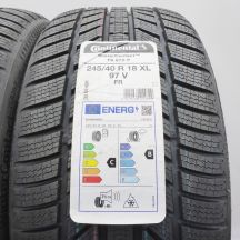 3. 245 40 18 2x CONTINENTAL 245/40 R18 97V WinterContact TS 870 P Winterreifen 2022 VOLL WIE NEU 