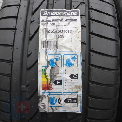 2. 255 50 19 2x BRIDGESTONE 255/50 R19 103V Dueler H/P Sport Sommerreifen 2016 UNGEBRAUCHT