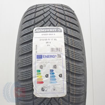 215 55 17 1x SEMPERIT 215/55 R17 98V XL Speed-Grip 5 Winterreifen 2025 Ungebraucht  