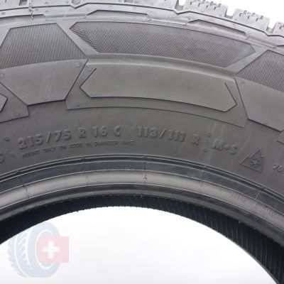 8. 215 75 16C 2x CONTINENTAL 215/75 R16C 113/111R VanContact Winter Winterreifen 2017 7mm