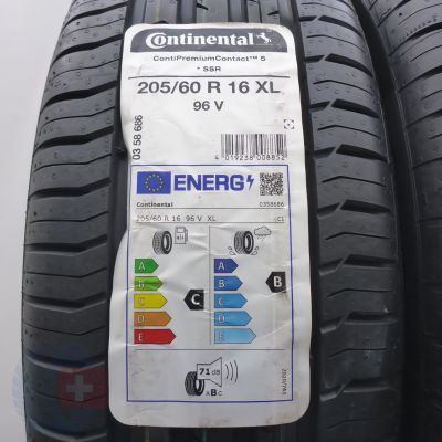 3. 205 60 16 2x CONTINENTAL 205/60 R16 96V XL ContiPremiumContact 5 RFT BMW Sommerreifen 2023/24 Ungebraucht   