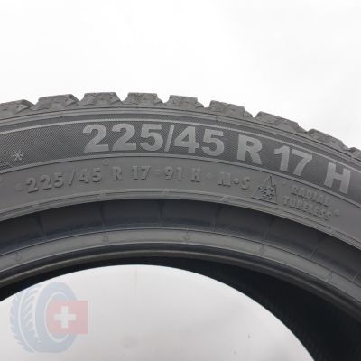 8. 225 45 17 4x SEMPERIT 225/45 R17 91H Speed-Grip 5 Winterreifen 2025 8,8mm WIE NEU 