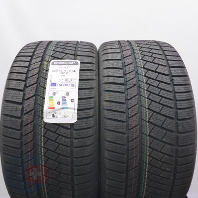 285 40 19 2x CONTINENTAL 285/40 R19 107V XL ContiWinterContact TS830P BMW Winterreifen 2023 WIE NEU VOLL