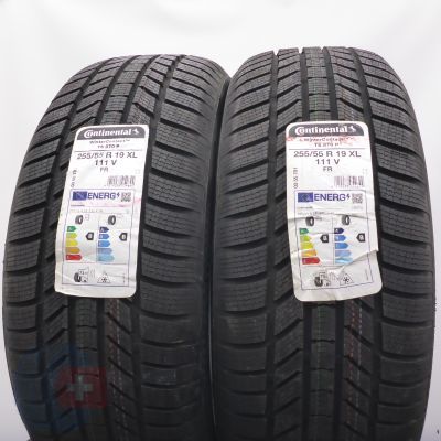 5. 255 55 19 4x CONTINENTAL 255/55 R19 111V XL WinterContact TS870P Winterreifen 2022 VOLL 
