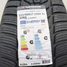4. 235 60 17 4x HANKOOK 235/60 R17 106H XL Winter I Cept evo 3X Winterreifen 2025 Ungebraucht  