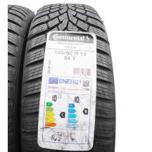 3. 185 60 15 2x CONTINENTAL 185/60 R15 84T WinterContact TS870 Winterreifen  2022 VOLL WIE NEU 
