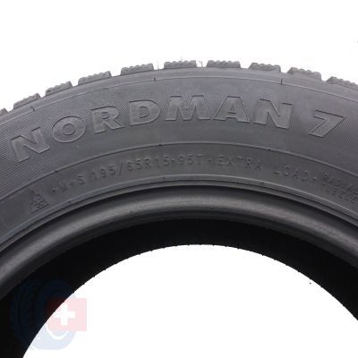 7. 195 65 15 4x NOKIAN 195/65 R15 95T XL Nordman 7 Winterreifen SPIKES 2020 WIE NEU VOLL