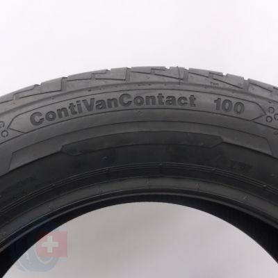 6.  195 60 16C 4x CONTINENTAL 195/60 R16C 99/97H ContiVanContact 100 Sommerreifen 2019 VOLL WIE NEU 