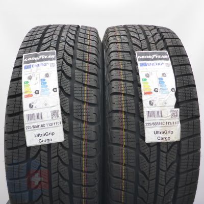 3.  225 65 16C 4x GOODYEAR 225/65 R16C 112/110T UltraGrip Cargo Winterreifen 2023 VOLL WIE NEU 3.  225 65 16C 4x GOODYEAR 225/65 R16C 112/110T UltraGrip Cargo Winterreifen 2023 VOLL WIE NEU