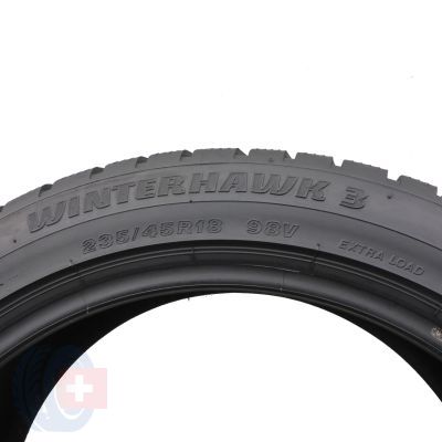 5. 4 x FIRESTONE 235/45 R18 98V XL Winterhawk 3 Winterreifen 2019 6,2-7mm